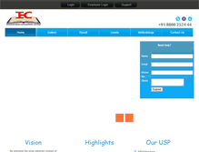 Tablet Screenshot of indirapurameducationcentre.com